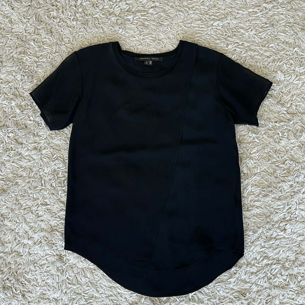 Theyskens’ Theory 100% Silk Shirt (Size P)